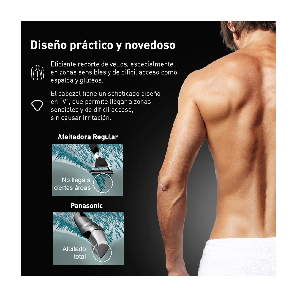 Panasonic Afeitadora de Vello Corporal Inalámbrica | Recargable