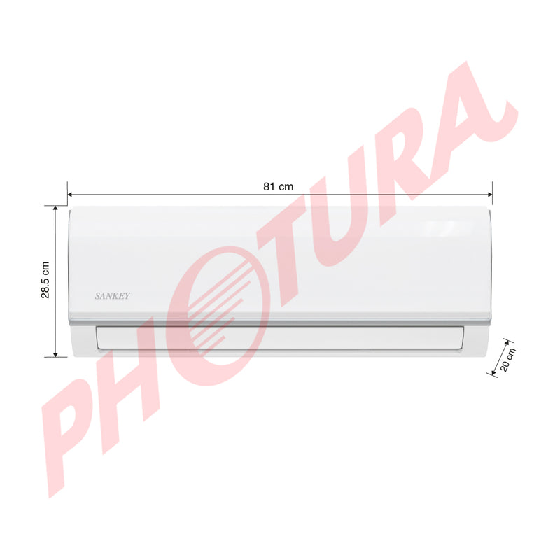 Sankey Aire Acondicionado Split Inverter 12,000 BTU | SEER 17 | Enfriamiento Supremo | Silver Ion | Filtro de Carbón Activo | 220v