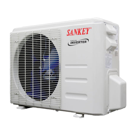 Sankey Aire Acondicionado Split Inverter 12,000 BTU | SEER 23 | WiFi | Alta Eficiencia | Enfriamiento Supremo | Silver Ion | Filtro de Carbon Activo | 220v | White Mirror