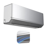 Sankey Aire Acondicionado Split Inverter 17,500 BTU | SEER 18 | Protección de Voltaje | Rápido Enfriamiento | Silver Ion | Filtro de Carbón Activo | 220v | Gris