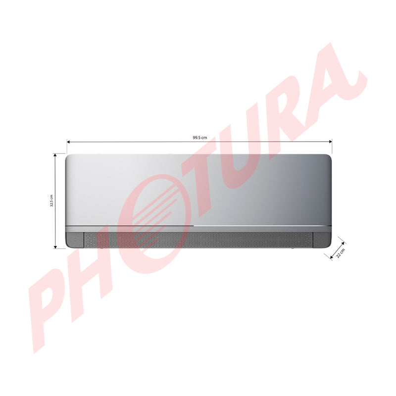 Sankey Aire Acondicionado Split Inverter 17,500 BTU | SEER 18 | Protección de Voltaje | Rápido Enfriamiento | Silver Ion | Filtro de Carbón Activo | 220v | Gris