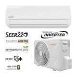 Sankey Aire Acondicionado Split Inverter Serie G+ 18,050 BTU | SEER 22 | Alta Eficiencia | Protección de Voltaje | Rápido Enfriamiento | Modo ECO+ | 220v