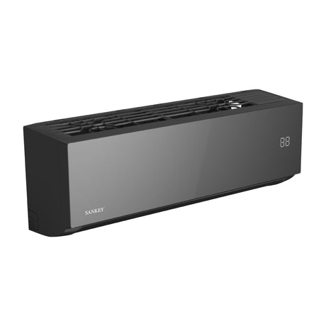 Sankey Aire Acondicionado Split Inverter Serie Superiore 17,500 BTU | SEER 21 | WiFi | Alta Eficiencia | Protección de Voltaje | Enfriamiento Supremo | Silver Ion | Filtro de Carbón Activo | 220v | Black Mirror