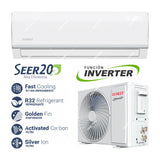 Sankey Aire Acondicionado Split Inverter 22,000 BTU | SEER 20 | Alta Eficiencia | Enfriamiento Supremo | Silver Ion | Filtro de Carbón Activo | 220v