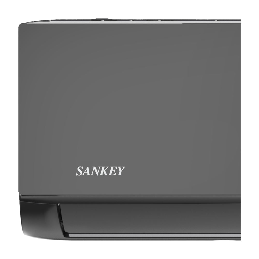 Sankey Aire Acondicionado Split Inverter Serie Superiore 22,000 BTU | SEER 20 | Alta Eficiencia | Protección de Voltaje | Enfriamiento Supremo | Silver Ion | Filtro de Carbón Activo | 220v | Black Mirror