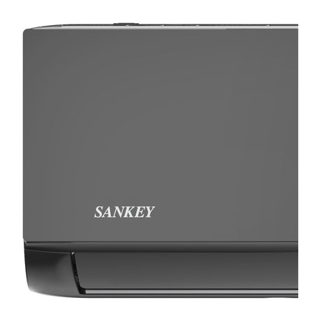 Sankey Aire Acondicionado Split Inverter Serie Superiore 22,000 BTU | SEER 20 | WiFi | Alta Eficiencia | Protección de Voltaje | Enfriamiento Supremo | Silver Ion | Filtro de Carbón Activo | 220v | Black Mirror