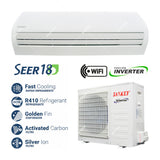 Sankey Aire Acondicionado Split Inverter 34,500 BTU | SEER 18 | Enfriamiento Supremo | Filtro de Carbón Activo | 220v