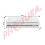 Sankey Aire Acondicionado Split Inverter 34,500 BTU | SEER 18 | Enfriamiento Supremo | Filtro de Carbón Activo | 220v