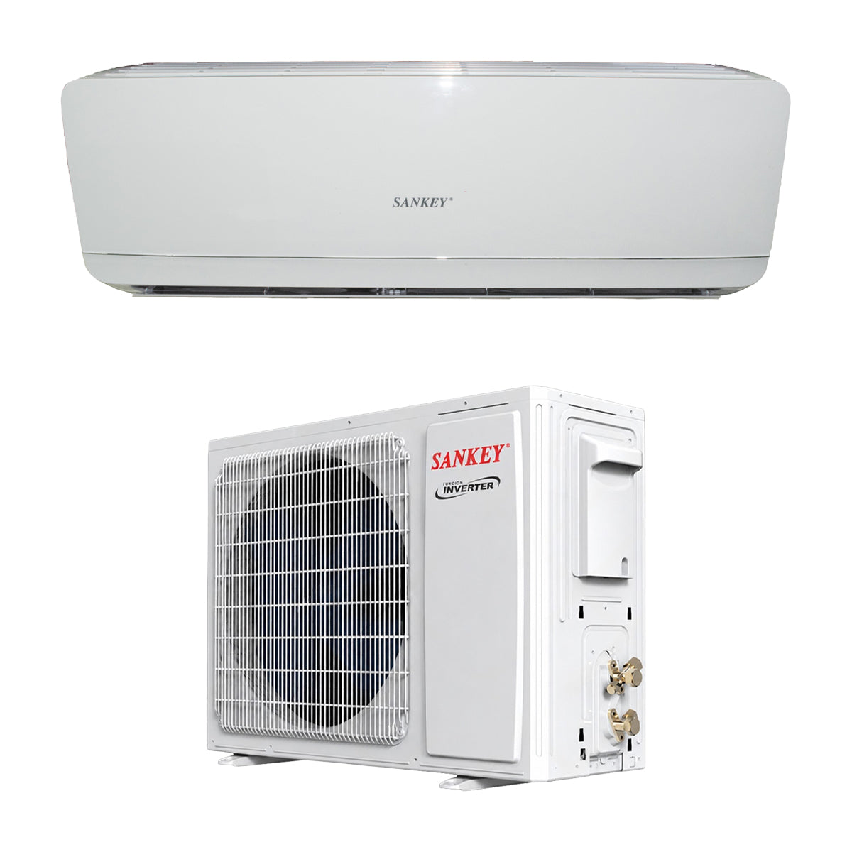 Sankey Aire Acondicionado Split Inverter 34,000 BTU | SEER 17 | WiFi | Enfriamiento Supremo | Silver Ion | Filtro de Carbón Activo | 220v