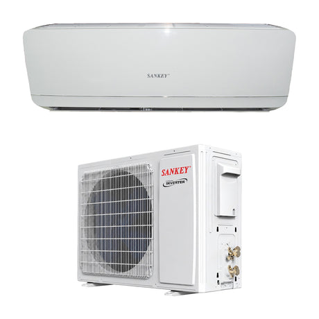 Sankey Aire Acondicionado Split Inverter 34,000 BTU | SEER 17 | WiFi | Enfriamiento Supremo | Silver Ion | Filtro de Carbón Activo | 220v