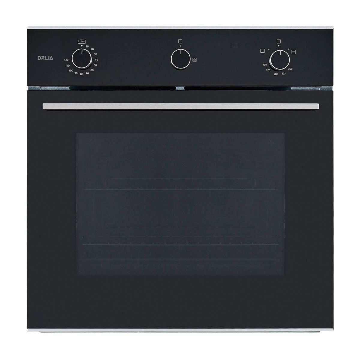 DRIJA Europa 60 Gas-A Horno Multifuncional Empotrable a Gas | Puerta de Triple Vidrio | 250°C