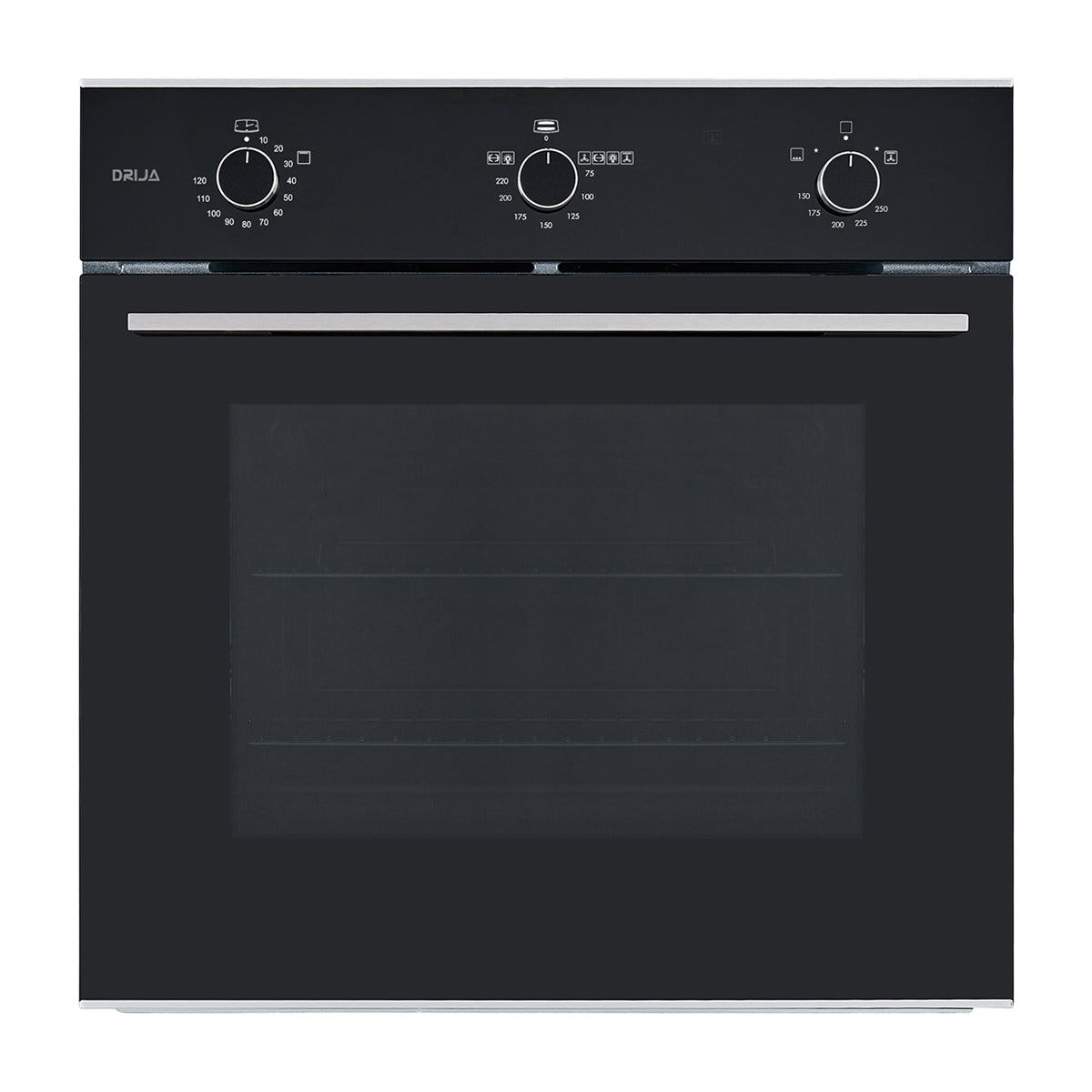DRIJA Europa 60 Gas Grill Air Horno Multifuncional Empotrable a Gas | Puerta de Triple Vidrio | 250°C