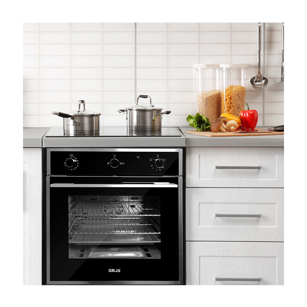 Drija Europa 60 Gas Grill Horno Multifuncional Empotrable a Gas | Puerta de Triple Vidrio | 250°C