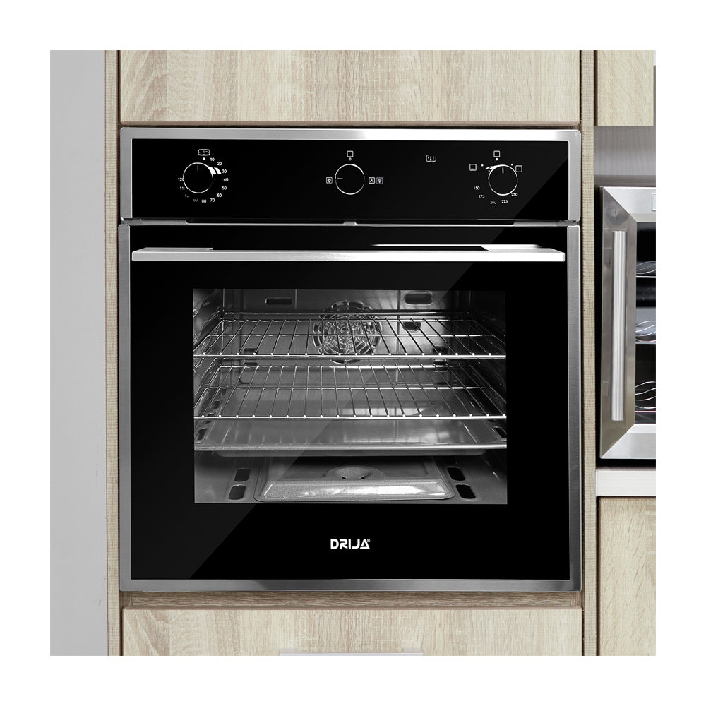 Drija Europa 60 Gas Grill Horno Multifuncional Empotrable a Gas | Puerta de Triple Vidrio | 250°C