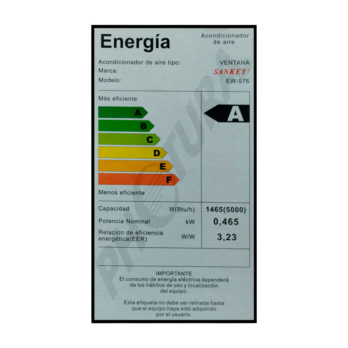 Sankey Aire Acondicionado de Ventana 5,000 BTU | Enfriamiento Supremo | Silencioso | 110v