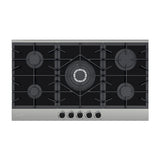 Drija Ferrara 90 Pro Estufa Empotrable a Gas de Vidrio Templado / Acero Inoxidable | 5 Quemadores | 5 Válvulas de Seguridad