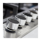 Drija Ferrara 90 Pro Estufa Empotrable a Gas de Vidrio Templado / Acero Inoxidable | 5 Quemadores | 5 Válvulas de Seguridad