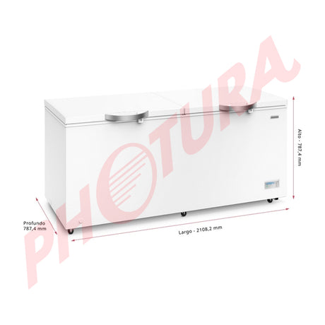 Frigidaire Congelador Horizontal de 24.8p3 | Blanco