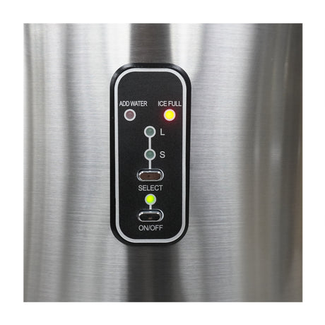 DRIJA FH18 INOX Fabricador de Hielo | Plateado