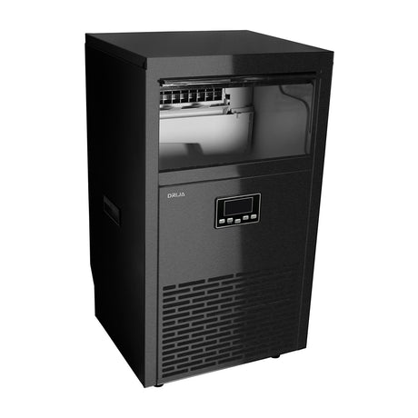 DRIJA FH45 Black Fabricador de Hielo Empotrable | Negro