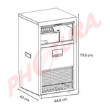 DRIJA FH45 Black Fabricador de Hielo Empotrable | Negro