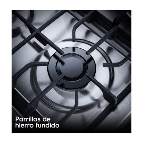 Frigidaire Estufa a Gas de Acero Inoxidable | Vapor Bake | Tapa | Enc. Eléctrico | 24" | 4 Quemadores