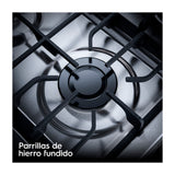 Frigidaire Estufa a Gas de Acero Inoxidable | Vapor Bake | Tapa | Enc. Eléctrico | 30" | 6 Quemadores