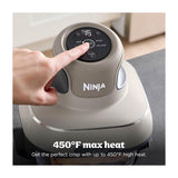 Ninja Crispi Freidora de Aire Portátil De Vidrio 4-en-1 | 4QT | Tecnología PowerPod | Cristalería TempWare | Hornea y Fríe | Stone