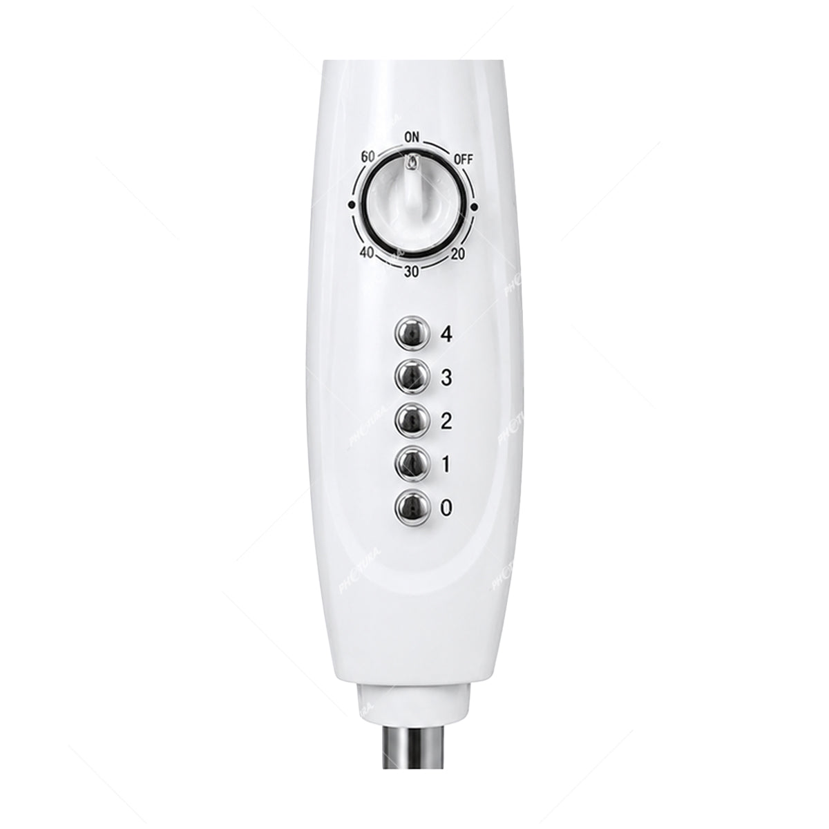Sankey Abanico de Pedestal de 16" | 4 Velocidades | Temporizador de hasta 60 Minutos | Blanco