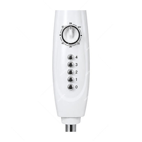 Sankey Abanico de Pedestal de 16" | 4 Velocidades | Temporizador de hasta 60 Minutos | Blanco