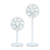 Sankey Abanico 2-en-1 de Pedestal / Piso de 16" | 3 Velocidades | Temporizador | Blanco