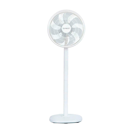 Sankey Abanico 2-en-1 de Pedestal / Piso de 16" | 3 Velocidades | Temporizador | Blanco