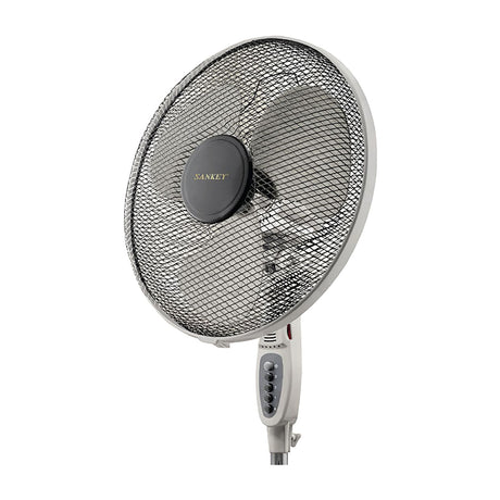 Sankey Abanico de Pedestal de 16" | 3 Velocidades | Repelente contra Mosquitos | Blanco