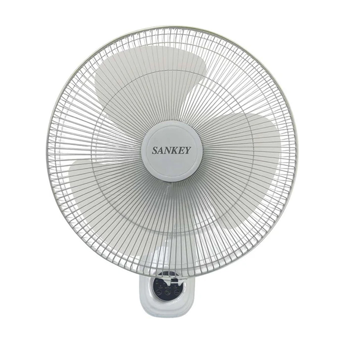 Sankey Abanico de Pared de 16" | Control Remoto | 3 Velocidades | Blanco