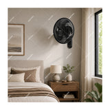 Sankey Abanico de Pared de 16" | Control Remoto | 3 Velocidades | Turbo Silence | Negro