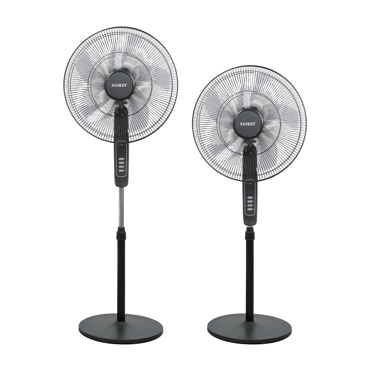 Sankey Abanico de Pedestal de 18" | 3 Velocidades | Negro