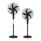 Sankey Abanico de Pedestal de 20" | 4 Velocidades | Negro