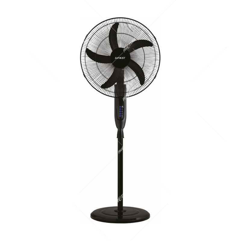 Sankey Abanico de Pedestal de 20" | 4 Velocidades | Negro