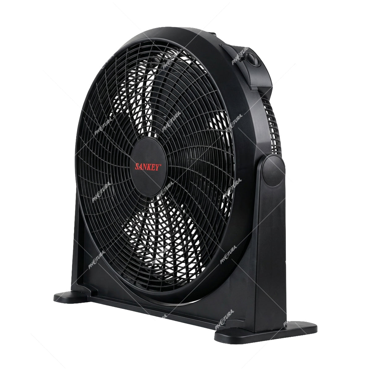 Sankey Abanico 2-en-1 de Mesa / Piso de 20" | 3 Velocidades | Negro
