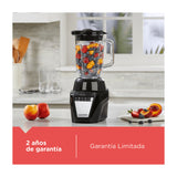 Black & Decker Ice Crush Licuadora de 8 Velocidades | Función de Pulso | Jarra de Vidrio | 1.25L | 700W | Negro