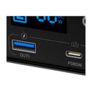 Forza Titan Central Eléctrica Portátil para Smartphones y Tablets | 100W | Pantalla LCD | Tecnología TurboPower | Negro