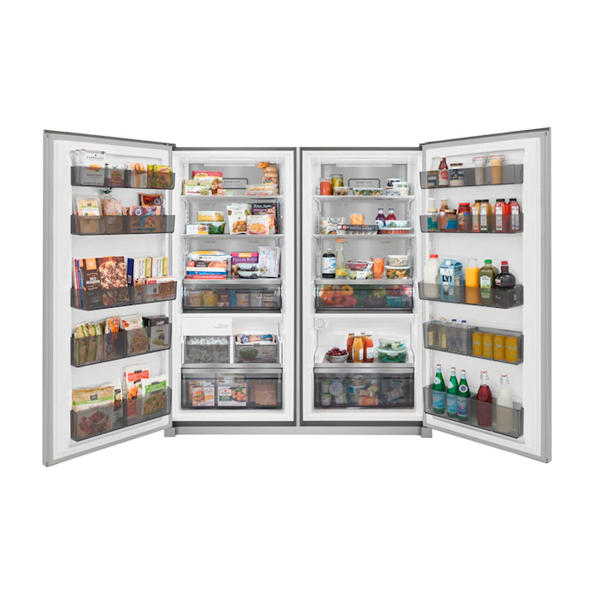 Frigidaire Professional Refrigeradora y Congelador Gemelas | EvenTemp Cooling | SpaceWise | Ice Maker | Sabbath Mode | Dispensador de Agua | 38p3