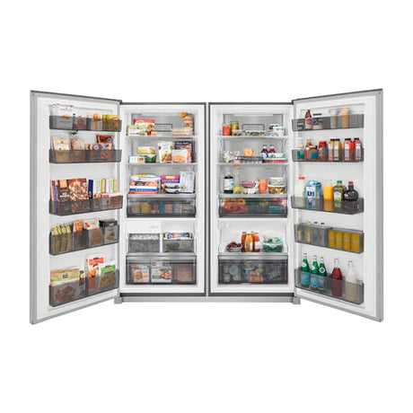 Frigidaire Professional Refrigeradora y Congelador Gemelas | EvenTemp Cooling | SpaceWise | Ice Maker | Sabbath Mode | Dispensador de Agua | 38p3