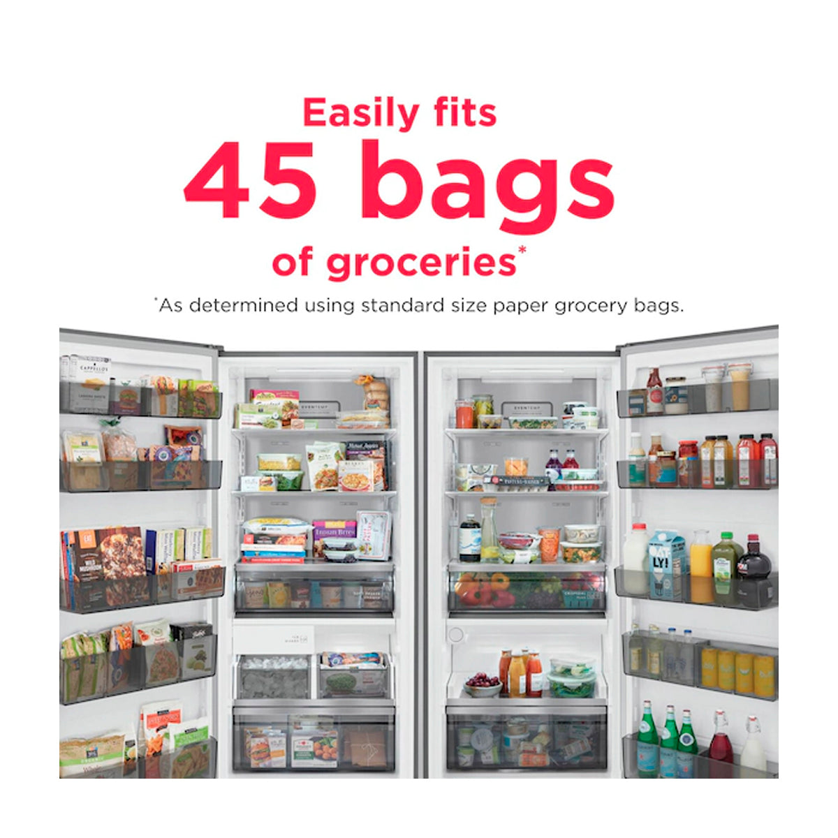 Frigidaire Professional Refrigeradora y Congelador Gemelas | EvenTemp Cooling | SpaceWise | Ice Maker | Sabbath Mode | Dispensador de Agua | 38p3