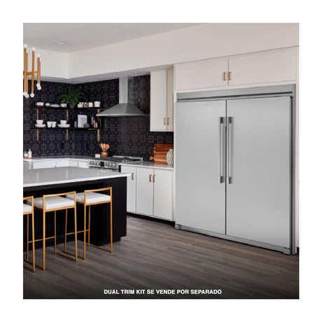 Frigidaire Professional Refrigeradora y Congelador Gemelas | EvenTemp Cooling | SpaceWise | Ice Maker | Sabbath Mode | Dispensador de Agua | 38p3