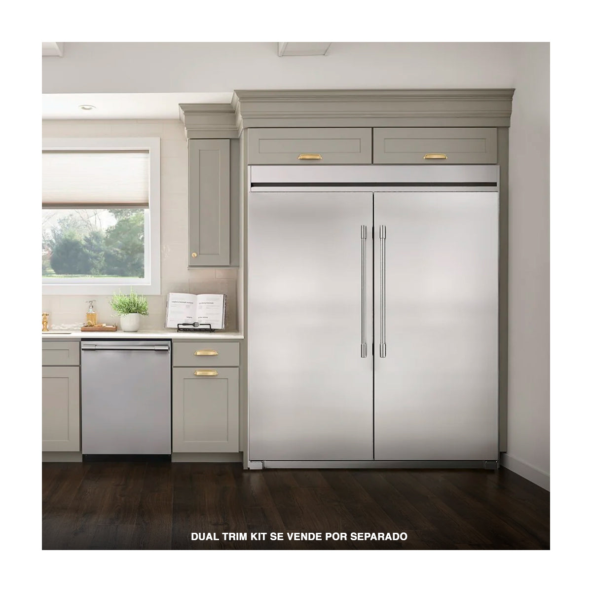 Frigidaire Professional Refrigeradora y Congelador Gemelas | EvenTemp Cooling | SpaceWise | Ice Maker | Sabbath Mode | Dispensador de Agua | 38p3