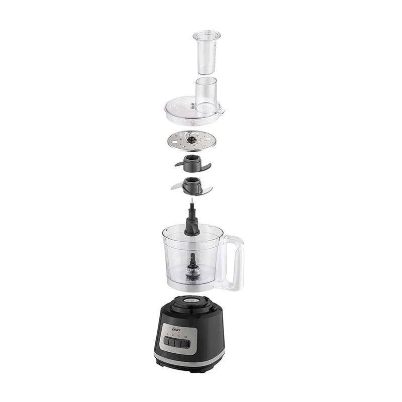 Oster  FPSTFP1455 Procesador de Alimentos de 10 Tazas | Función de Pulso | 500W | Negro