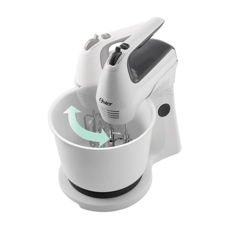 Oster FPSTHS3610 Batidora de Pedestal / Mano de 6 Velocidades | 3.7L | 250W | Blanco
