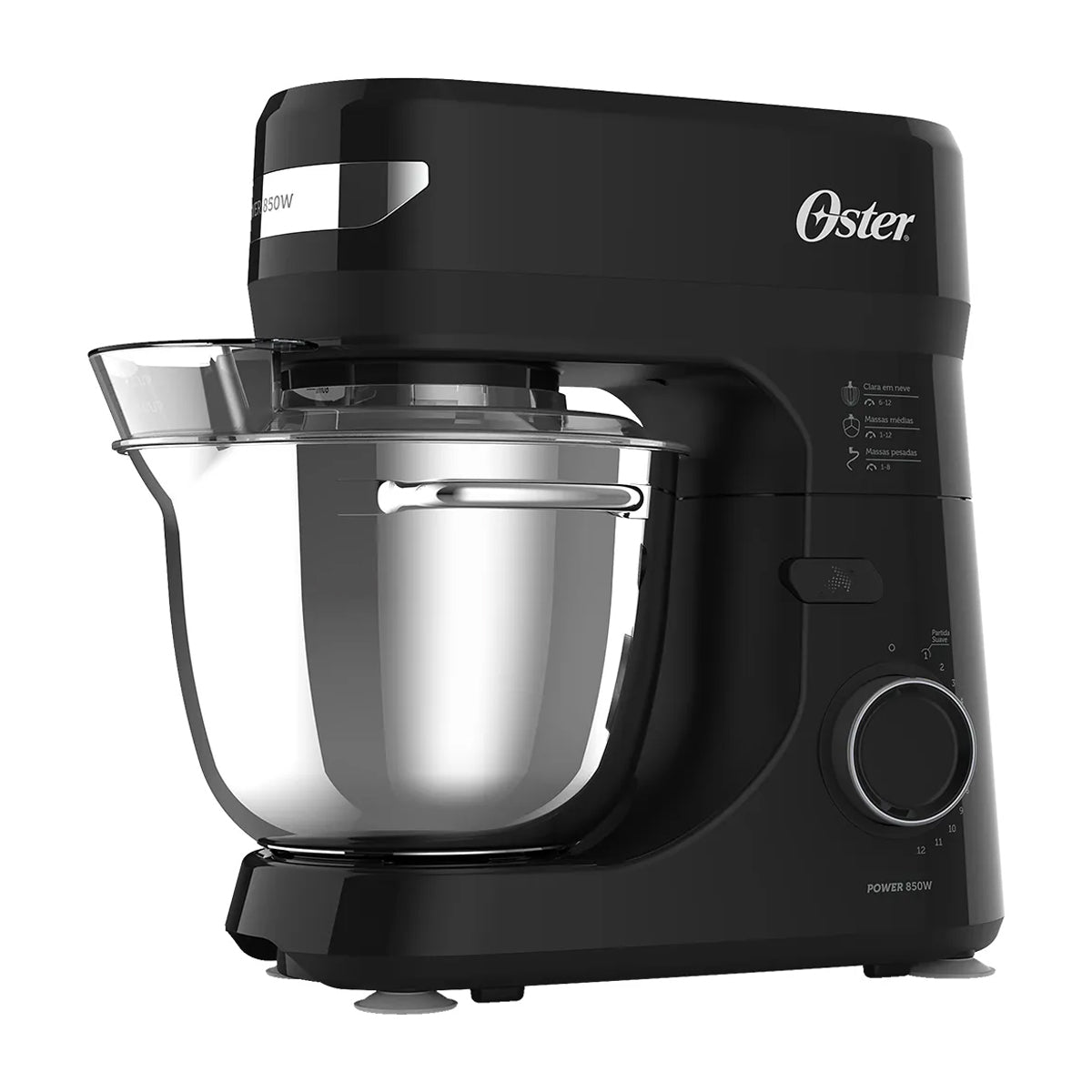 Oster FPSTSMPL2B Batidora de Pedestal de 12 Velocidades | 4L | 850W |  Negro
