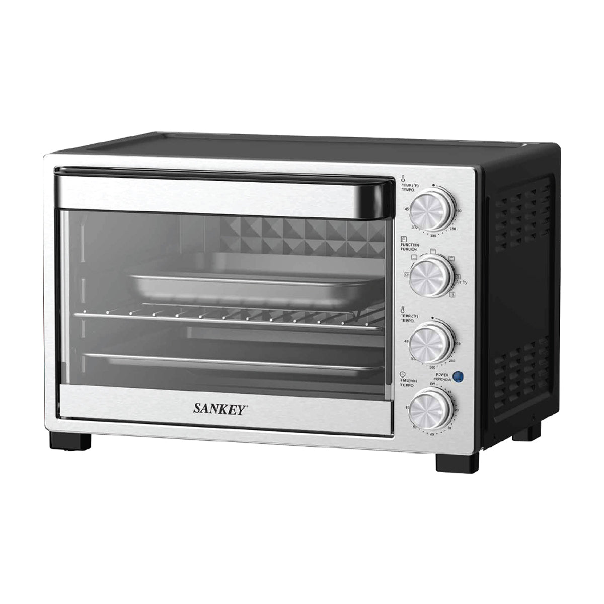 Sankey Horno Eléctrico de 32L | Freidora de Aire | Convección | Temporizador | 1500W